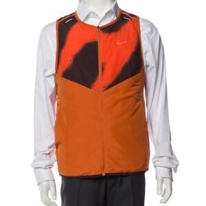 Nike reversible orange graffiti running vest